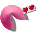 Glückskeks der Liebe